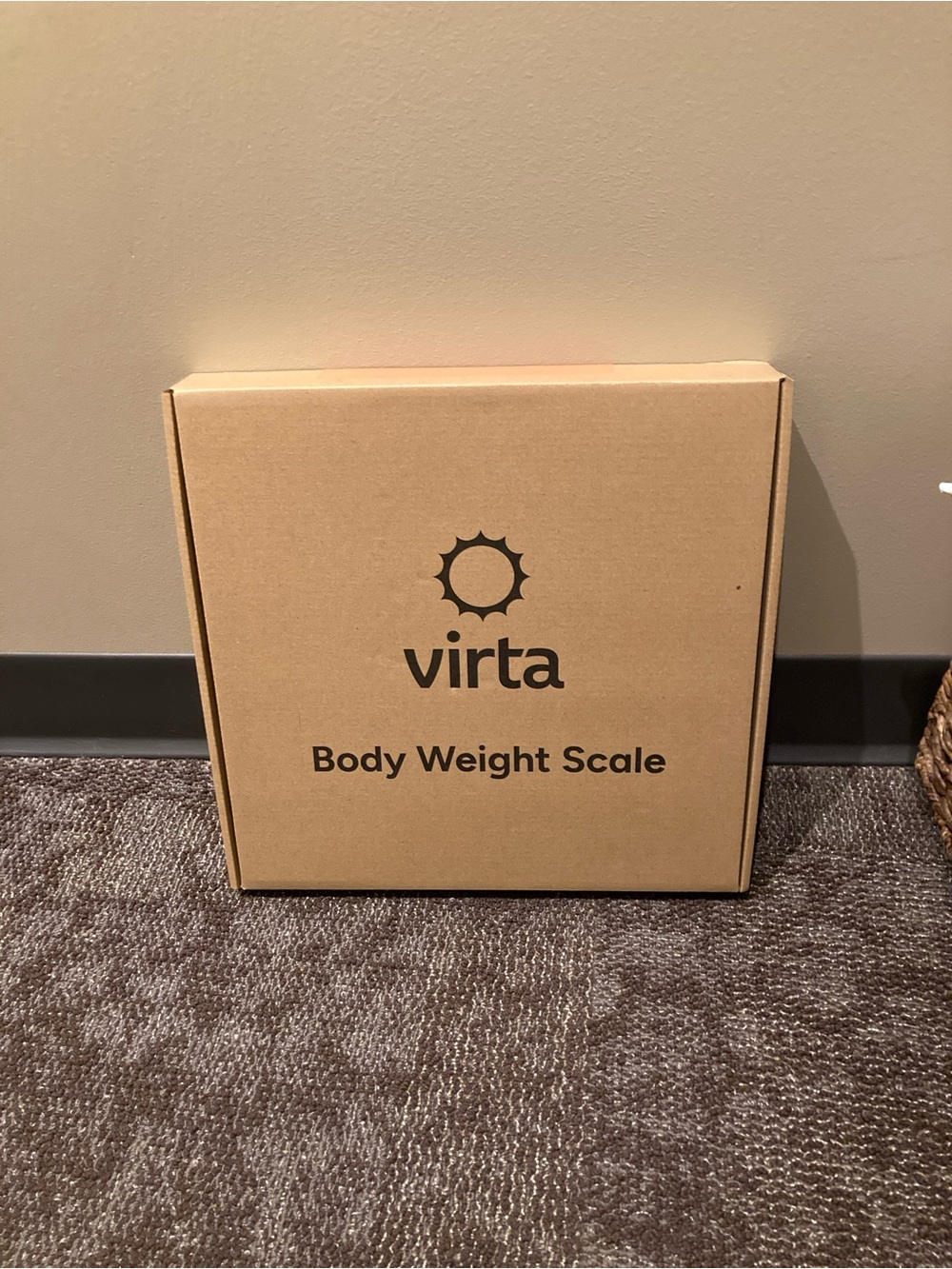 Virta Body Weight Scale - Cardboard Packaging - Brown